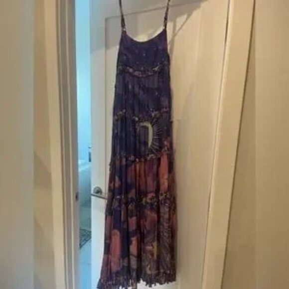 Long flowy pink/purple maxi dress - Picture 1 of 7